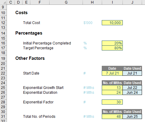 Excel screenshot