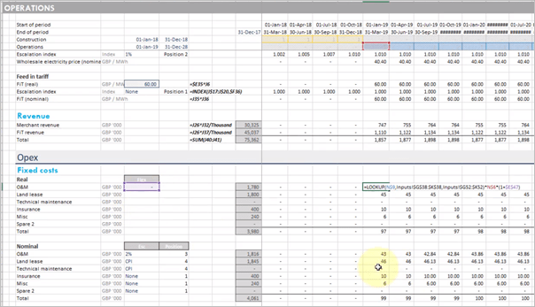 Excel screenshot