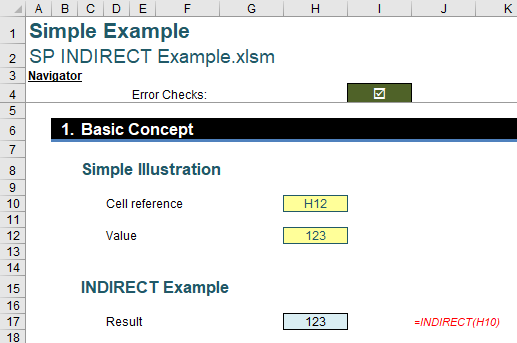 Excel screenshot