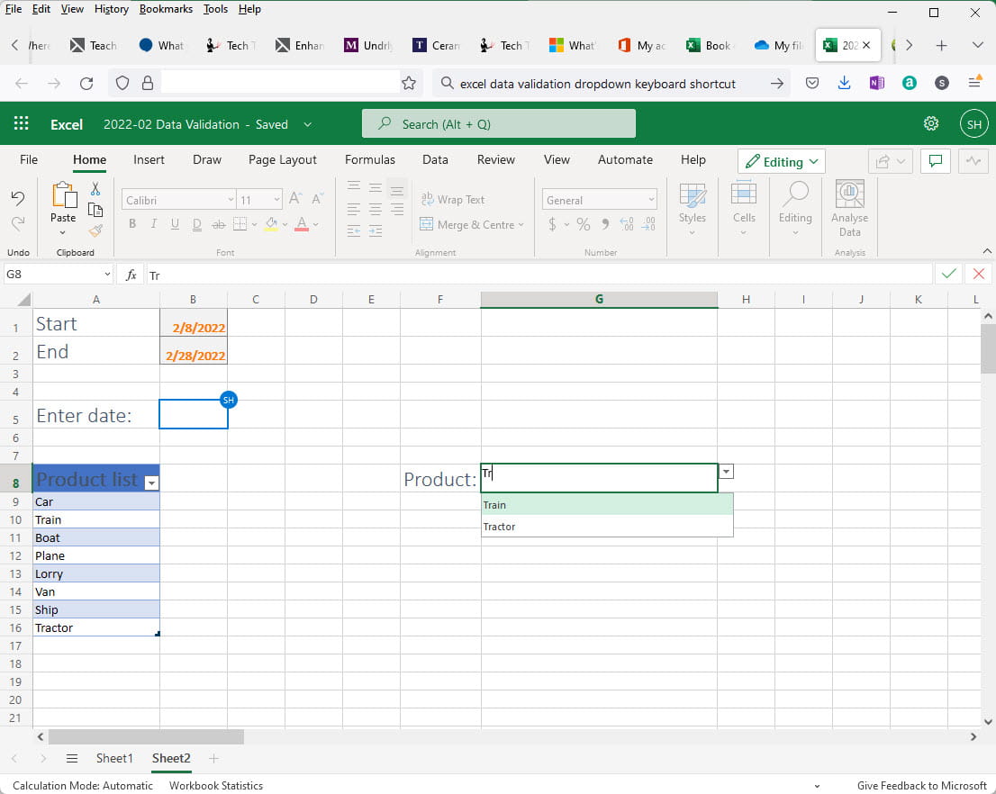 screenshot of an excel spreadsheet