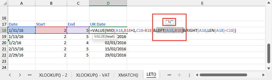 formula for excel sheet article