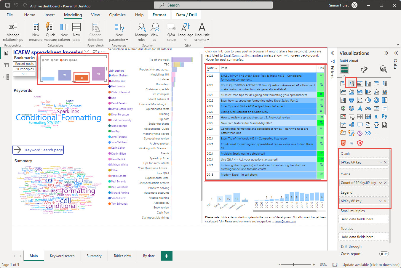 Screenshot from an Excel spreadsheet