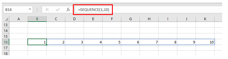 Excel screenshot