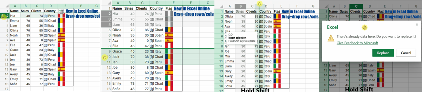 Excel screenshot