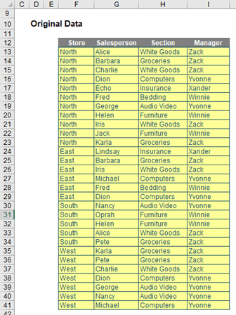 Screenshot from an Excel spreadsheet