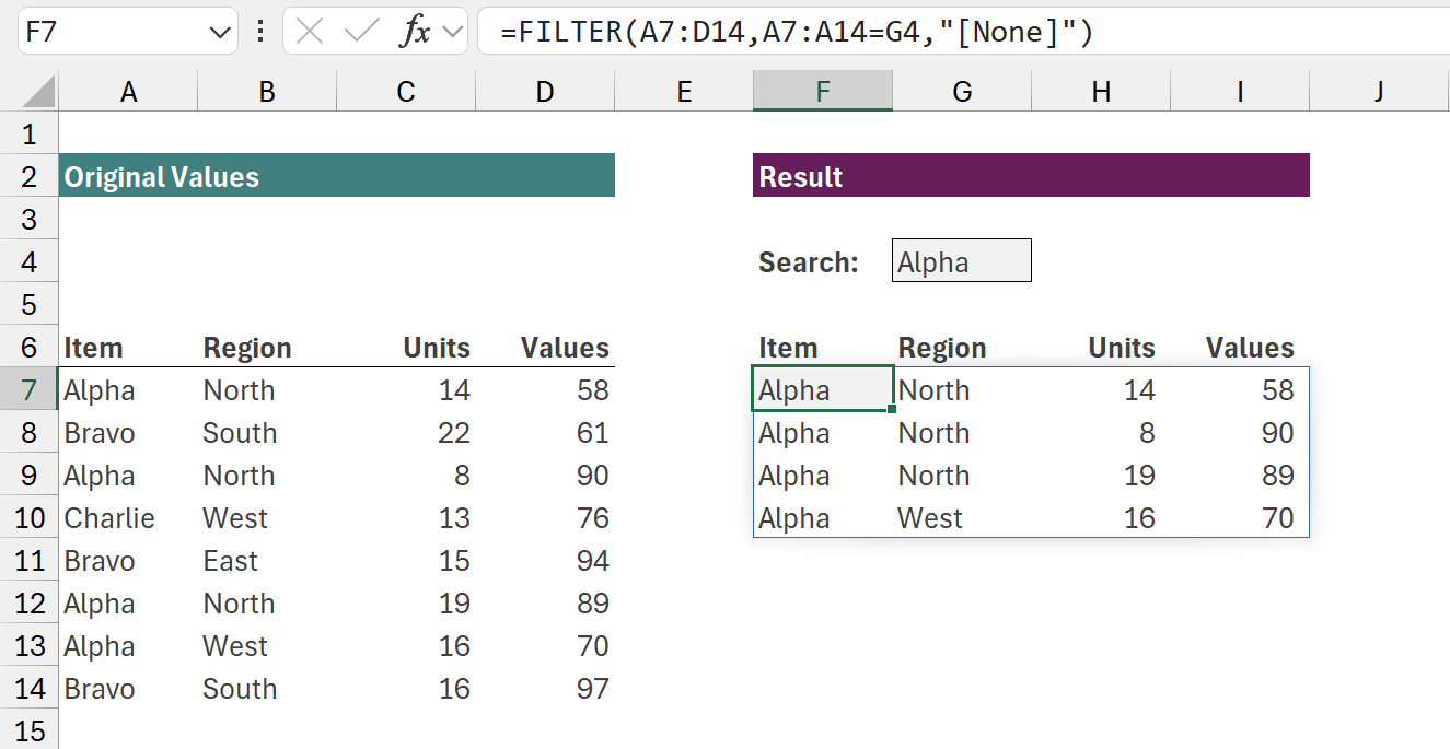 Screenshot from an Excel spreadsheet