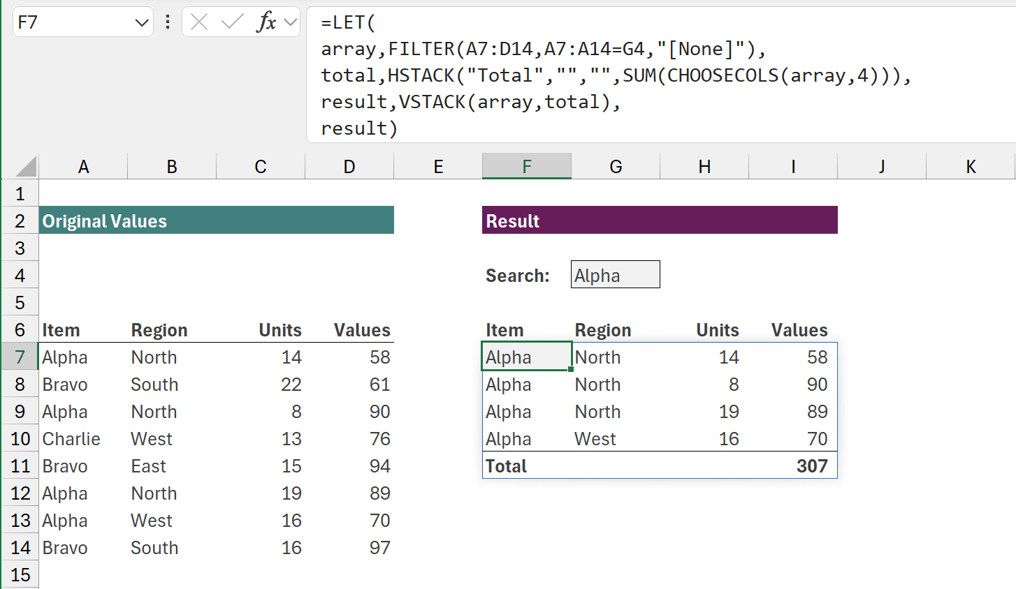 Screenshot from an Excel spreadsheet