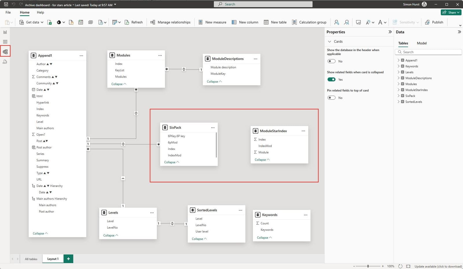 Screenshot from an Excel article