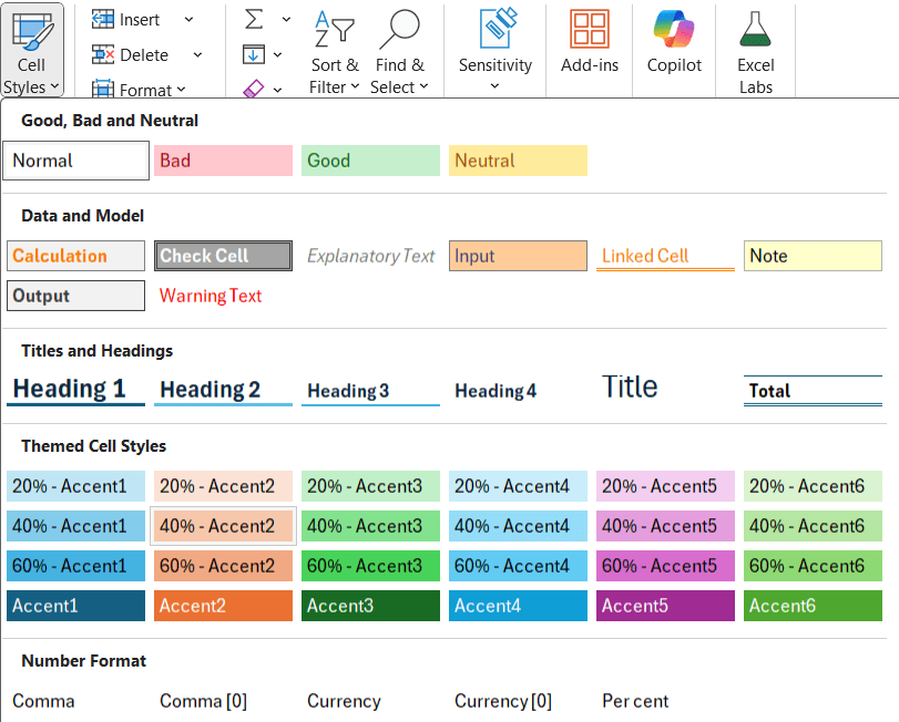 Screenshot from an Excel spreadsheet