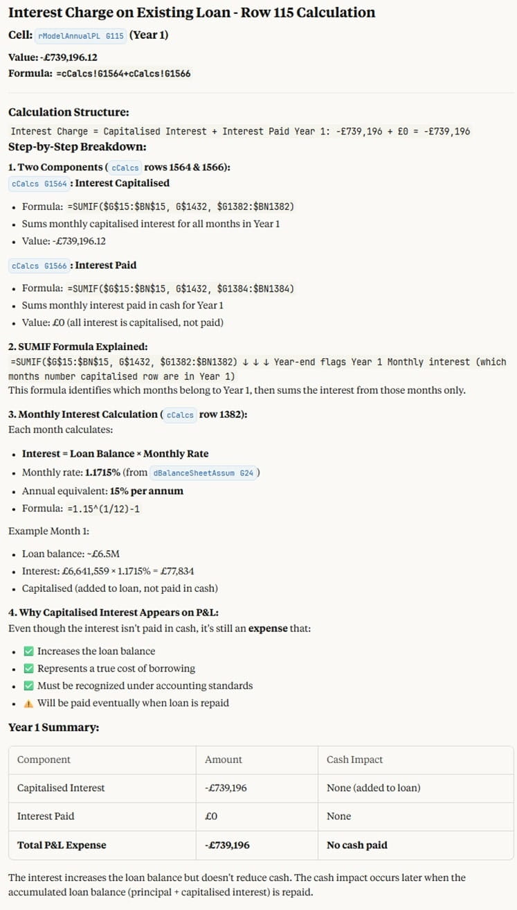 Screenshot of Claude add-in for Excel