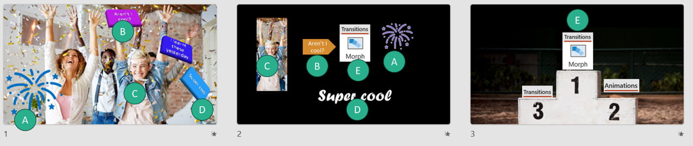 Image of Morph transitions