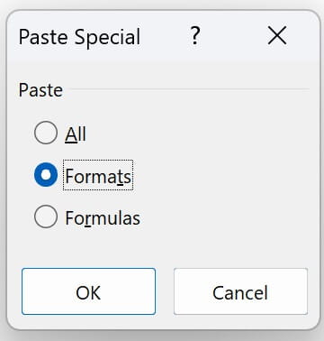 Excel chart screenshot