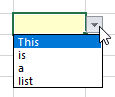 Image of Excel features