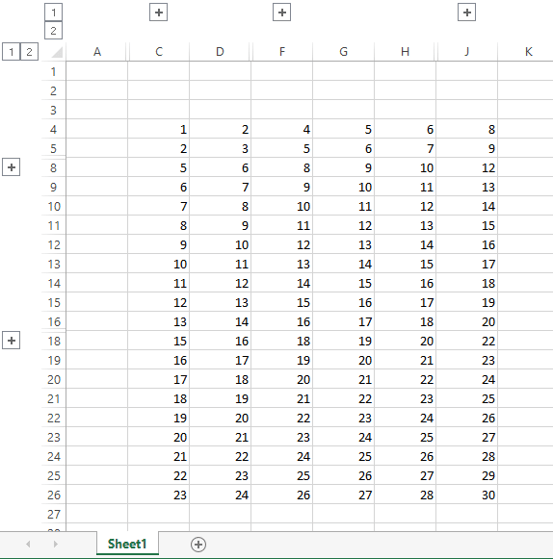 screenshot from an excel spreadsheet