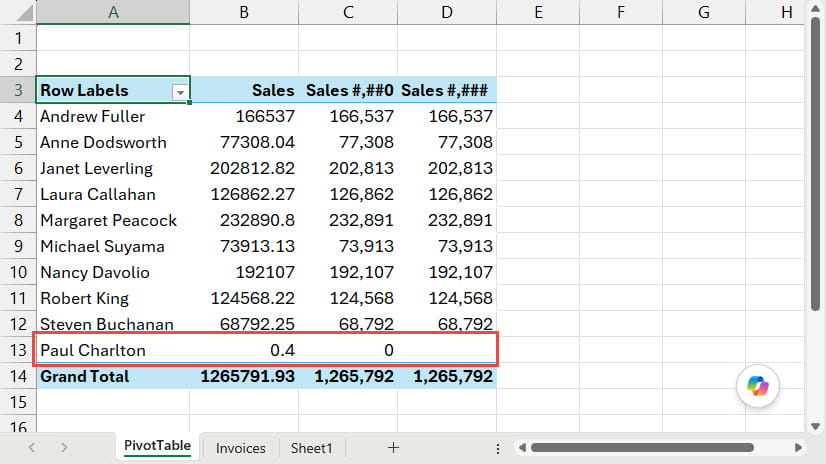 screenshot from an Excel spreadsheet