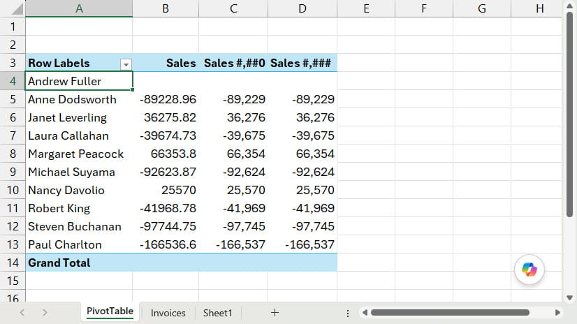 screenshot from an Excel spreadsheet
