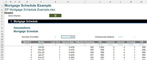 Screenshot from an Excel spreadsheet