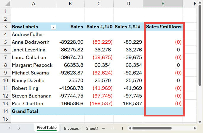 screenshot from an Excel spreadsheet