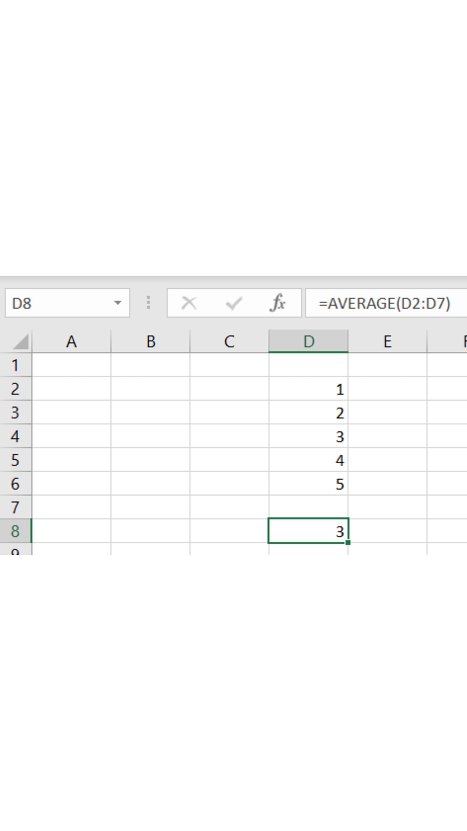 Excel screenshot 3