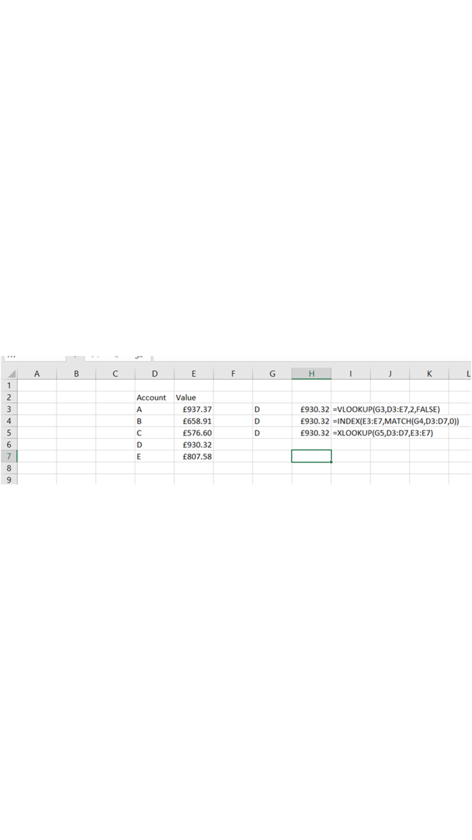 Excel screenshot 8