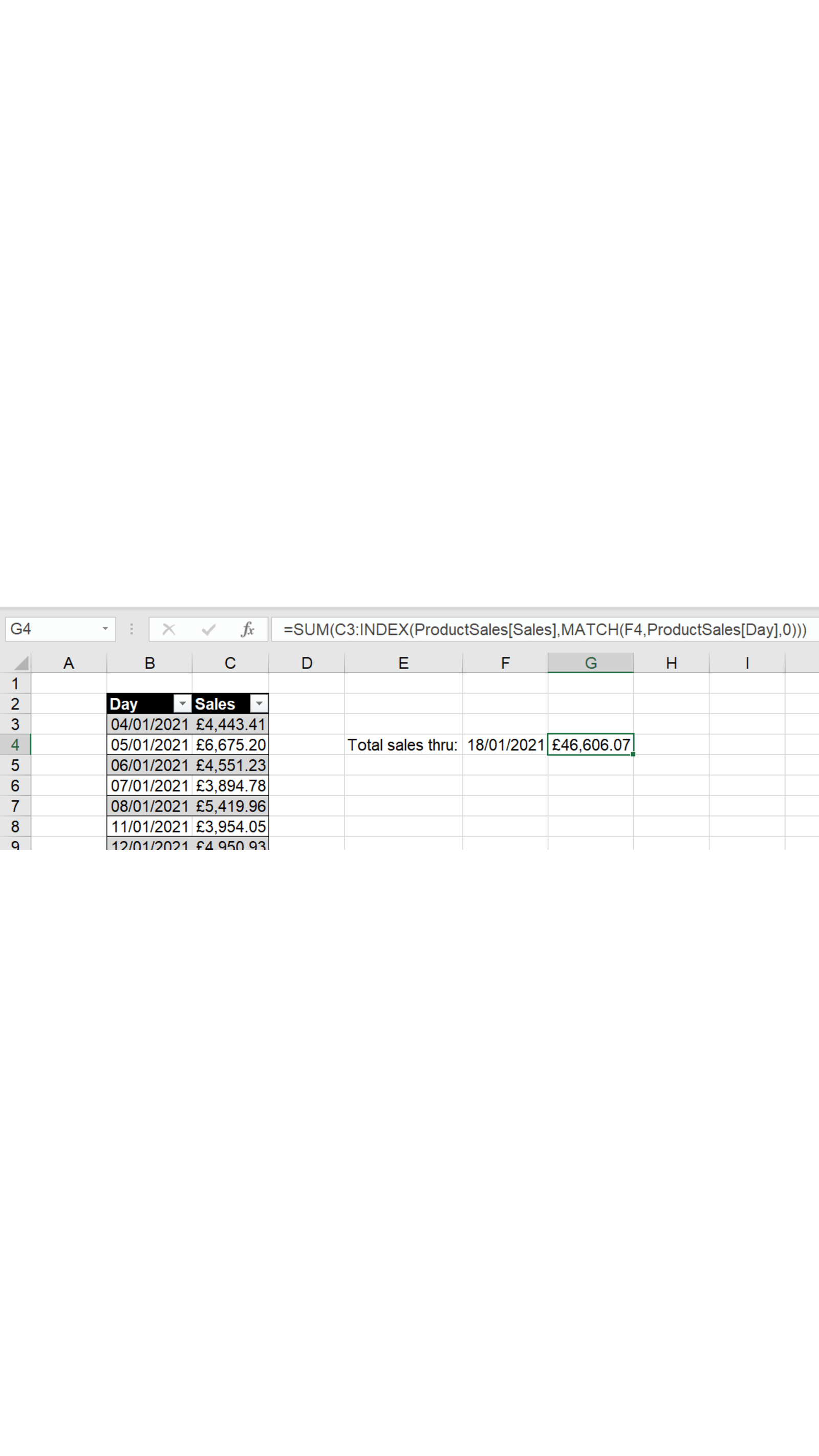 excel screenshot
