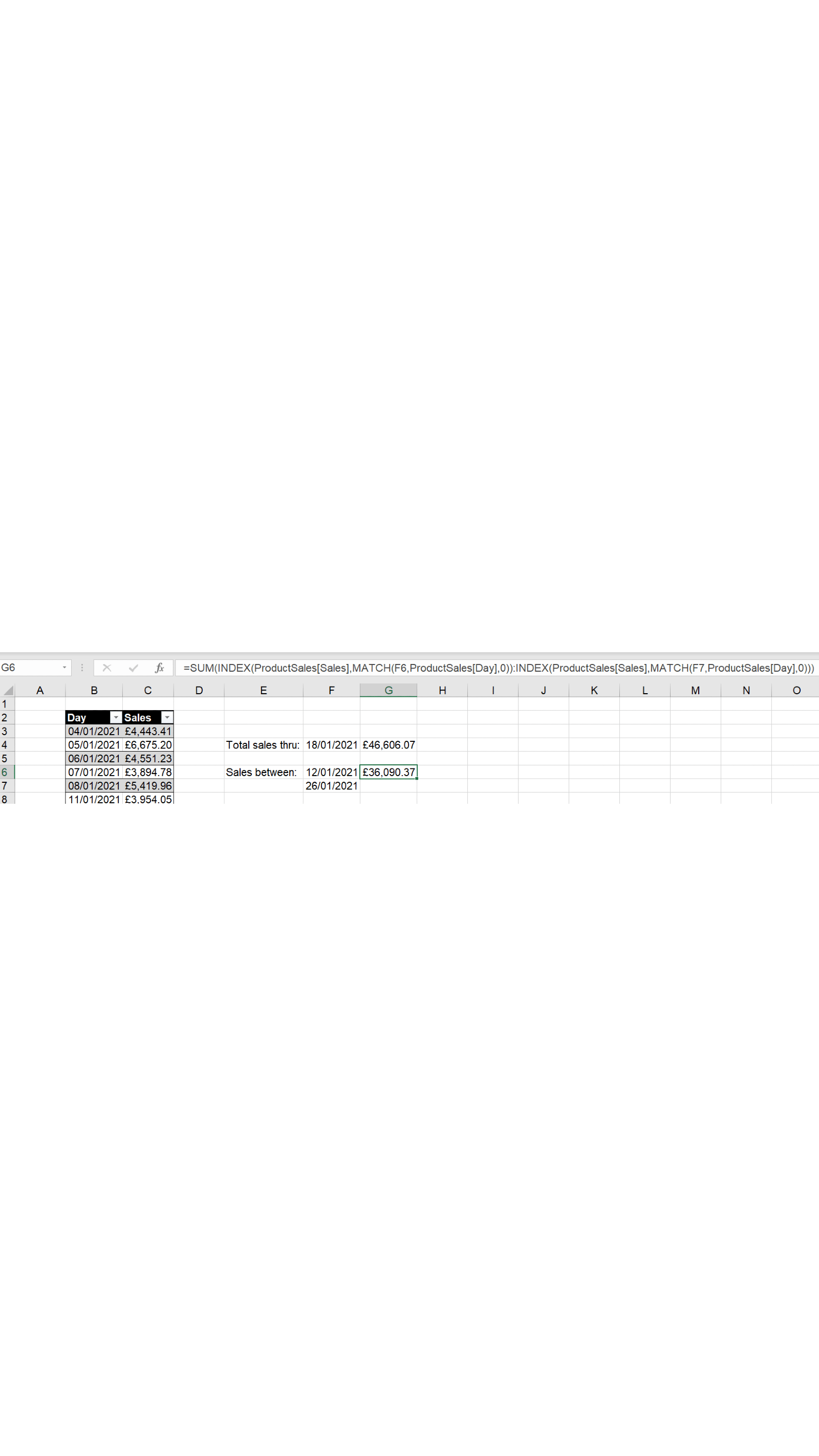 excel screenshot