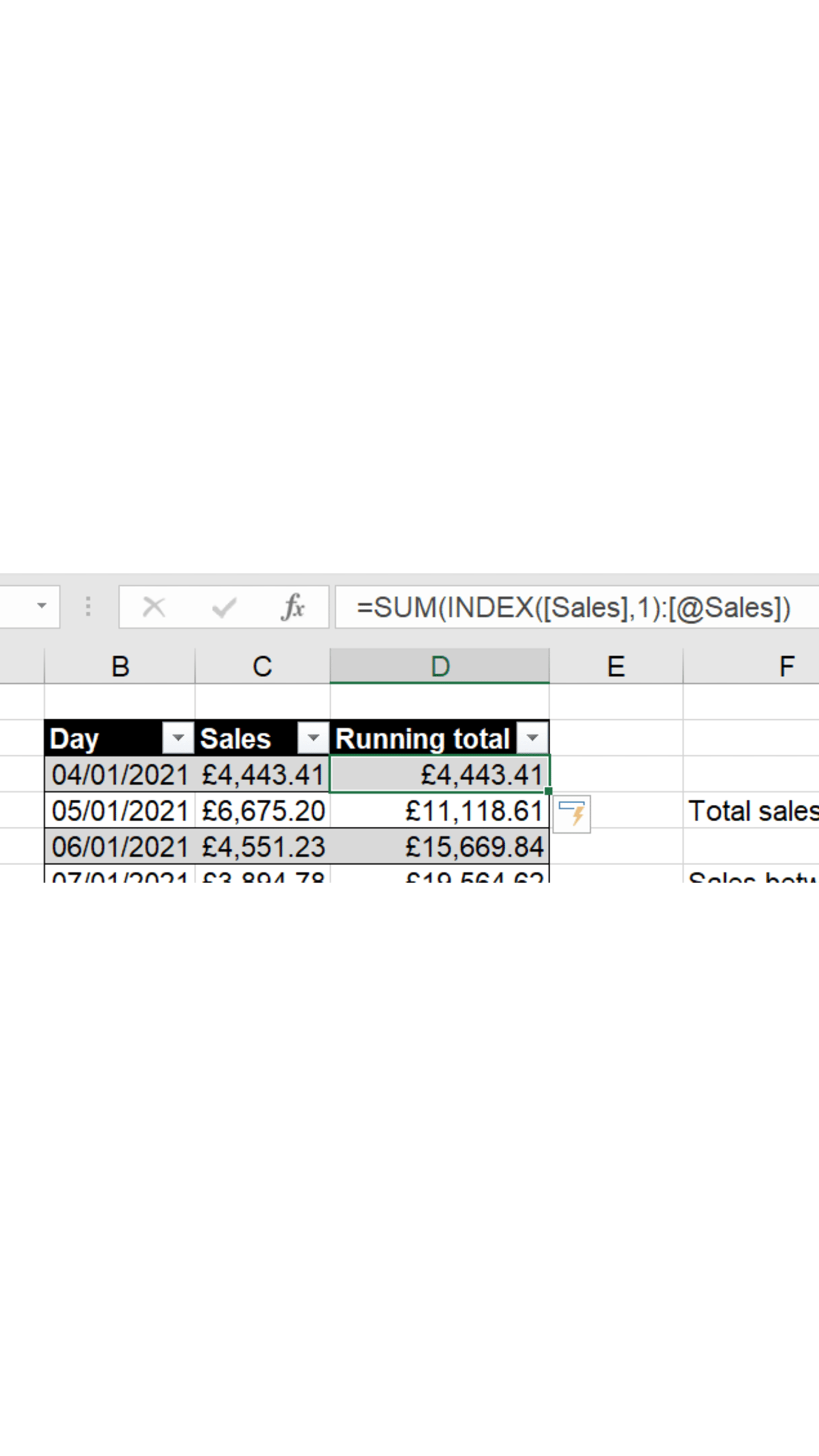 excel screenshot