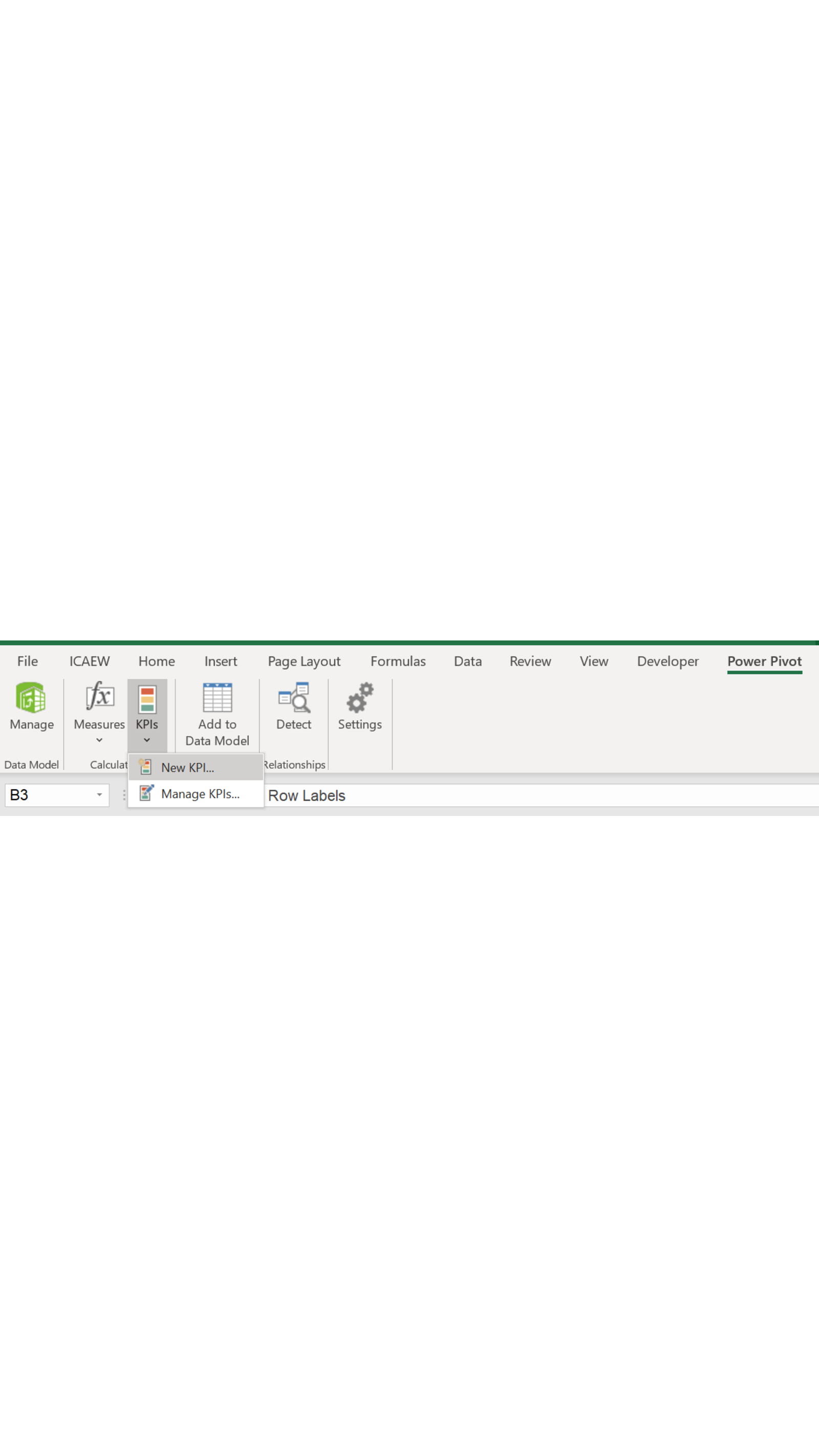 Excel screenshot