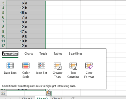 Excel tick box gif