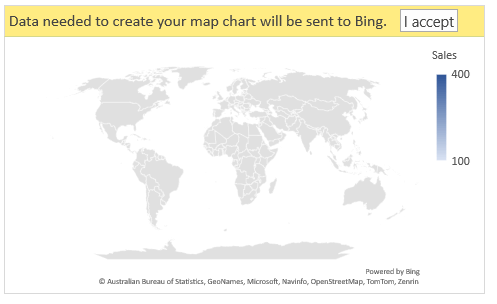 Creating map charts