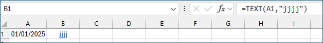 Excel screenshot