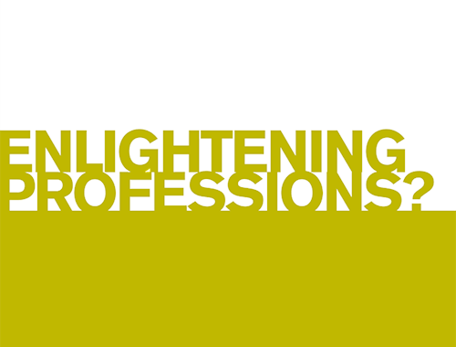 The words 'enlightening professions?'