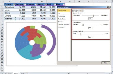 Doughnut Chart Excel 2007