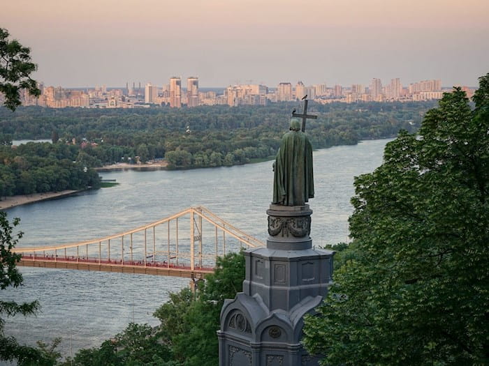 Image of Kiev and River Dnieper