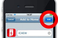 Adding a shortcut to your iPhone home screen tap by tap guide step 3 - Change the shortcut name